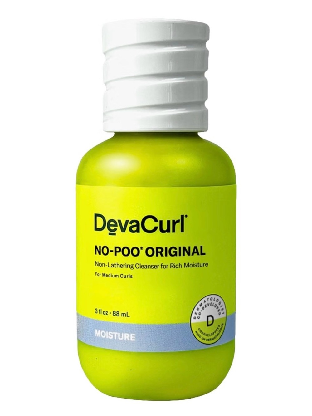 New! DevaCurl No-Poo Original Non-Lathering Cleanser - 3fl oz